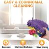 360 Electrostatic Duster Refills, Washable Reusable Duster Refills Reusable, 5PCS Eco-Friendly Microfiber Pads, The Sustainable Choice for a Dust-Free Home, Fits Most Handles (10PCS) view 4