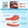 Dentures Teeth Top and Bottom, Silicone Reline Denture Set, Silicone Dentures Full Mouth for Men and Women view 2