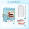 Dentures Teeth Top and Bottom, Silicone Reline Denture Set, Silicone Dentures Full Mouth for Men and Women view 3