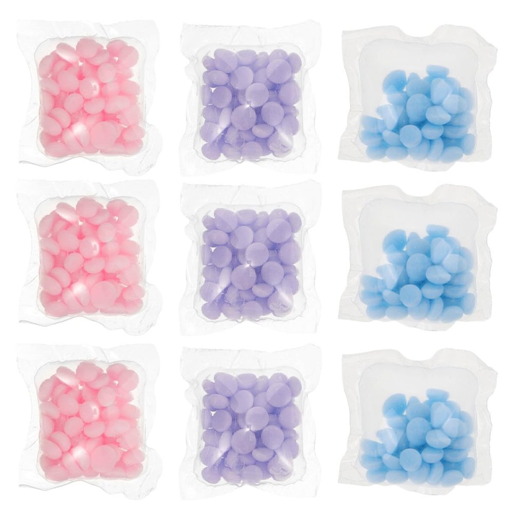 DIYEAH 30pcs Laundry Scent Booster Beads, Fabric Freshener and Odor Remover for Washing Machine and Hand Wash, Blue Pink Purple, 3 Colors X 10pcs, Laundry Softener Beads for Clothes