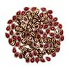 Flat Back Raised Sew On Kundan Stones Beads for Craft Work, Embroidery Work, Jewellery Work, Aari Work, Maggam Work etc in Raised Setting (100Pieces, 5x8MM, Teardrop Shape, Maroon) view 1