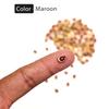 Flat Back Raised Sew On Kundan Stones Beads for Craft Work, Embroidery Work, Jewellery Work, Aari Work, Maggam Work etc in Raised Setting (100Pieces, 5x8MM, Teardrop Shape, Maroon) view 2