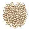Sew On Raised Kundan Stone/Rhinestone/Beads for Craft, Jewellery Making, Clothe Embellishment, Embroidery Work (100 Pieces, 5x8MM, Tear Drop Shape, Gold) view 1