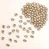 Sew On Raised Kundan Stone/Rhinestone/Beads for Craft, Jewellery Making, Clothe Embellishment, Embroidery Work (100 Pieces, 5x8MM, Tear Drop Shape, Gold) view 3