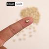 Sew On Raised Kundan Stone/Rhinestone/Beads for Craft, Jewellery Making, Clothe Embellishment, Embroidery Work (100 Pieces, 5x8MM, Tear Drop Shape, Gold) view 4