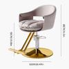 360 Rotating Barber Chair Adjustable Salon Stool for HairdressersHair Salon Equipment Multifunctional Black Shampoo Chair Professional Hair Styling Seat view 2