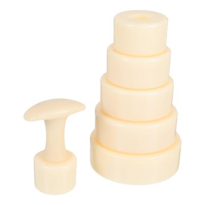 FOMIYES Removable Egg Tart Mold with Ergonomic Handle for Baking Mini Pies and Cheesecakes, Includes Round Tart Press for French Pastry Making