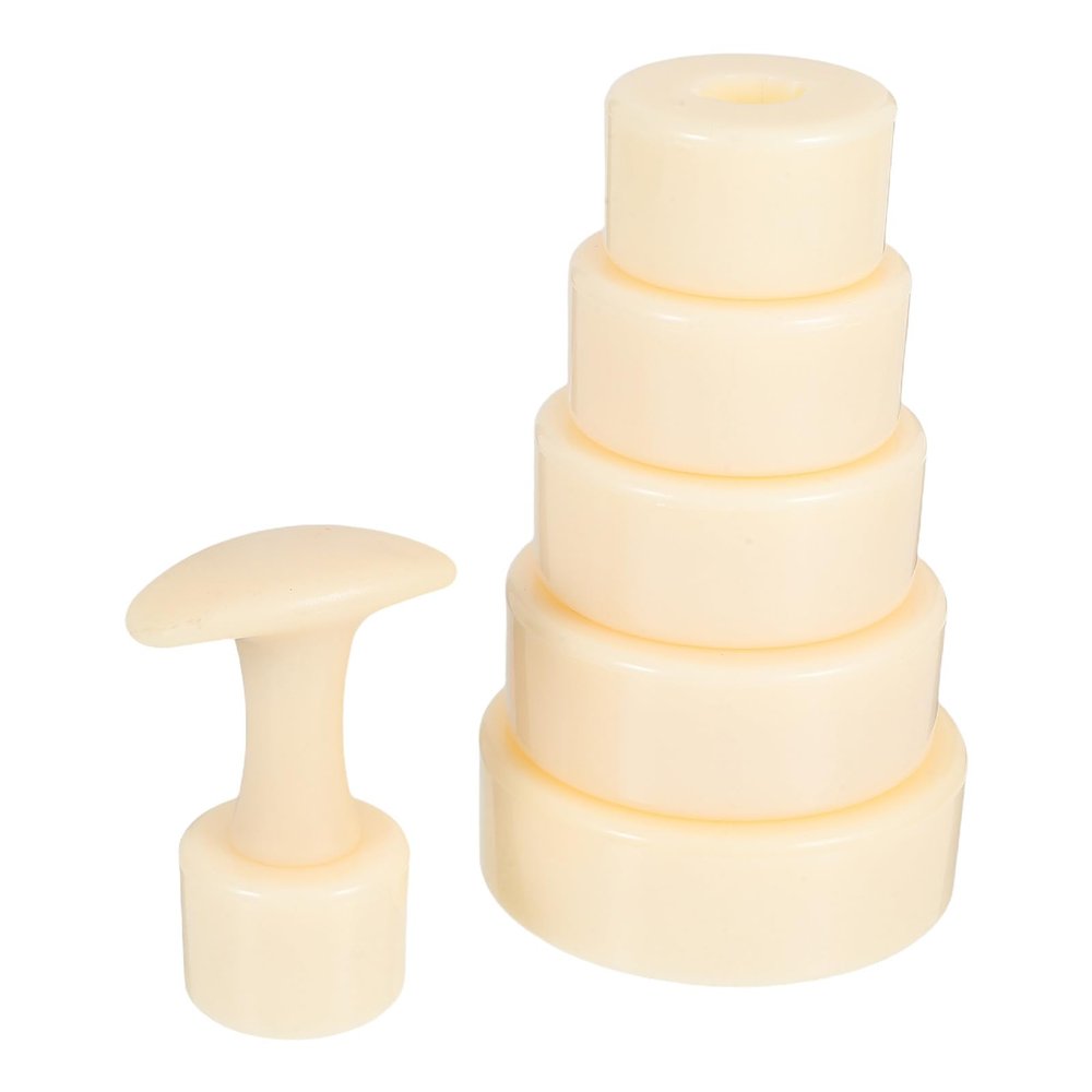 FOMIYES Removable Egg Tart Mold with Ergonomic Handle for Baking Mini Pies and Cheesecakes, Includes Round Tart Press for French Pastry Making