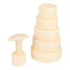 FOMIYES Removable Egg Tart Mold with Ergonomic Handle for Baking Mini Pies and Cheesecakes, Includes Round Tart Press for French Pastry Making view 1