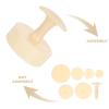 FOMIYES Removable Egg Tart Mold with Ergonomic Handle for Baking Mini Pies and Cheesecakes, Includes Round Tart Press for French Pastry Making view 3