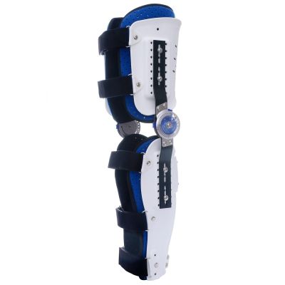 Fracture Recovery Brace Knee Brace with ROM Dial - Breathable Support for Injury Recovery, Post-Surgery & Active Lifestyles (M/L Sizes)