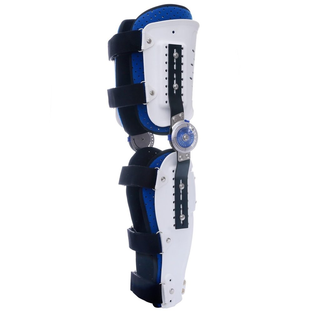 Fracture Recovery Brace Knee Brace with ROM Dial - Breathable Support for Injury Recovery, Post-Surgery & Active Lifestyles (M/L Sizes)
