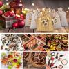 Advent Countdown Bags - 24 Reusable Numbered Candy Bags for Party Bags | Creative Christmas Holiday Activities for adu view 4