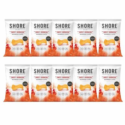 10x Fakhri Sweet Sriracha Seaweed Chips 80 g