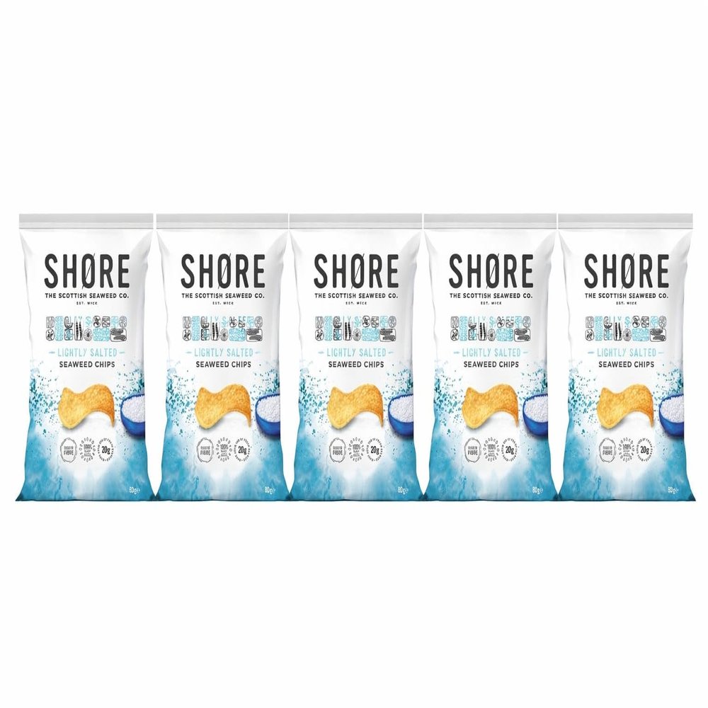 5x Fakhri Lightly Salted Seaweed Chips 80 g