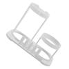 Homoyoyo Water Flosser Organizer Wall Mounted Bracket with Toothbrush Holder, Space-Saving Plastic Storage for Bathroom and Shower, Modern White Design for Oral Care Devices view 1