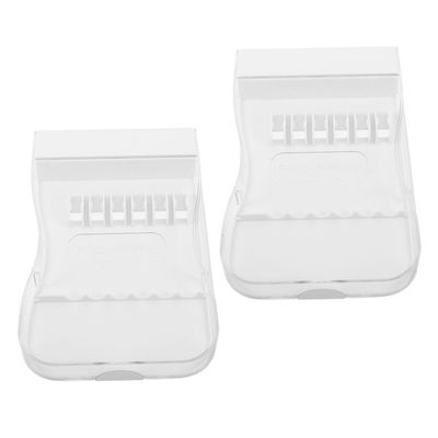 HEMOTON 2pcs Water Flosser Tip Storage Case with Cover, Oral Irrigator Head Organizer Box for Family and Travel, Compatible with Waterpik Accessories