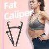 DIYEAH 2pcs Body Fat Caliper with Black Cm Scale Handheld Skinfold Caliper and Body Measuring Tape and Fitness Monitoring in Health Assessments view 3