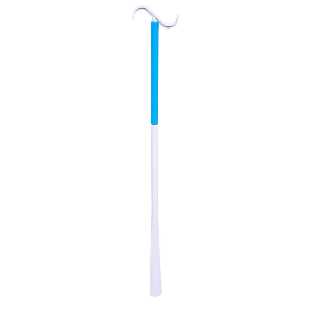 DIYEAH Two-in-one Dressing Aid Stick and Shoehorn for Seniors and Disabled, Easy to Assemble Abs Sock Remover and Shoe Helper Tool Suitable for Pregnant and Elderly Users
