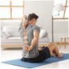 Ciieeo Wooden Massage Stick for Deep Tissue Muscle Relief and Fatigue Reduction, Khaki Manual Massager with Dice Design, Suitable for Sports Athletes and Dancers, Smooth Skin Roller Tool view 4