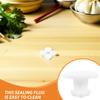 Amosfun 6pcs Insulated Lunch Box Silicone Seal Plug Airtight Vent Cap for Food Containers Leakproof Replacement Flexible Silicone Stopper view 3