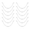 Amosfun 12pcs Mask Support Strap Reusable Mask Holder Strap Breathable Inner Holder for Sports Mouth and Nose Bracket Strip Protection Strip view 1