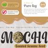 Ai No Mochi Toasted Sesame Mochi Handcrafted Soft Mochi with Black Sesame & Azuki Paste Filling | Perfect Snack & Gift for Special Occasions | Made Freshly in the UK view 2