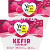 Org Raspberry Kefir Yogurt YeoValleys (8x100g) view 1