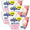 Greek Style 150g Strawberry Raspberry High Protein Dairy Free Yoghurt Alternative Alpros (4x150g) view 1