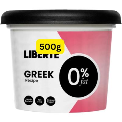Greek Recipe Strained Natural Yoghurt 500g Libertes (1x500g)
