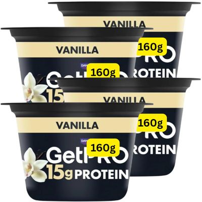 High Protein Vanilla Yoghurt GetPros (4x160g)