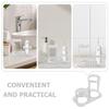 FOMIYES Water Flosser Holder and Organizer for Shower and Countertop Use Plastic Material with Modern Minimalist Design Prevents Water Accumulation and Reduces Risk view 3