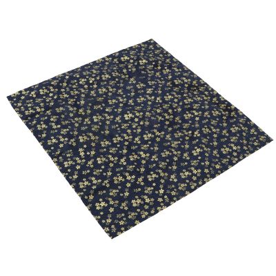SUPVOX Japanese-Style Cotton Lunch Box Packing Cloth 70x70cm, Blue Cherry Blossom Pattern Bento Wrap for Travel and Wrapping, Multipurpose Decorative Wrapping Cloth