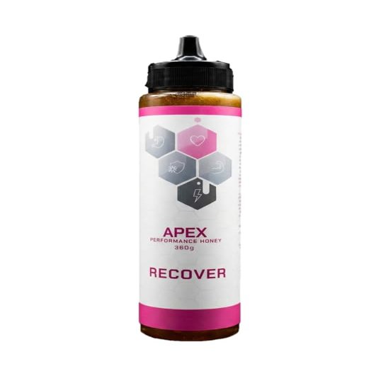 Apex Performance Honey RECOVER (500g) | Premium Acacia Honey-Based Post-Workout Spread with BCAAs & Tart Cherry Extract | Muscle Recovery & Muscle Function Support for Athletes