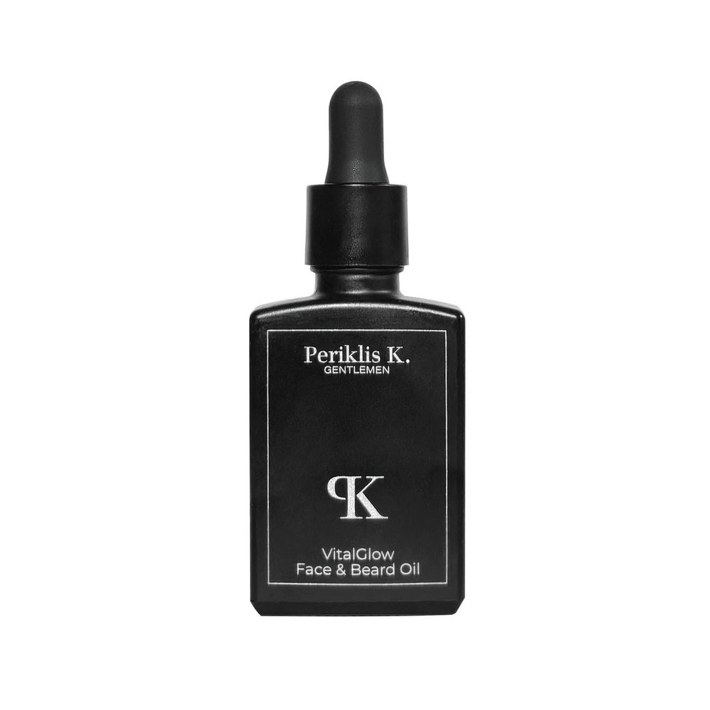 Periklis K. VitalGlow Face & Beard Oil for the Modern Gentleman, 30 ml