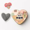 Best Mum Gift Heart-Shaped Tea Bags in Handmade Loose-Leaf Gift Tin (Set of 5) Mothers Day Tea Gift (Peppermint) view 1