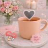 Best Mum Gift Heart-Shaped Tea Bags in Handmade Loose-Leaf Gift Tin (Set of 5) Mothers Day Tea Gift (Peppermint) view 3