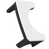 GOOHOCHY Bathroom Toilet Foot Stool for Adults, Thickened Non-Slip Pooping Step Stool with Black and White Design, Suitable for Squatting Support and Pregnancy Bathroom Aid view 1