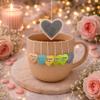 Be My Valentine Heart-Shaped Tea Bags Handmade Loose-Leaf Tea Gift Tin (Set of 5) (Chai Tea) view 4