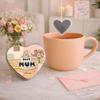 Best Mum Gift Heart-Shaped Tea Bags in Handmade Loose-Leaf Gift Tin (Set of 5) Mothers Day Tea Gift (Berry Fruit Tea) view 2