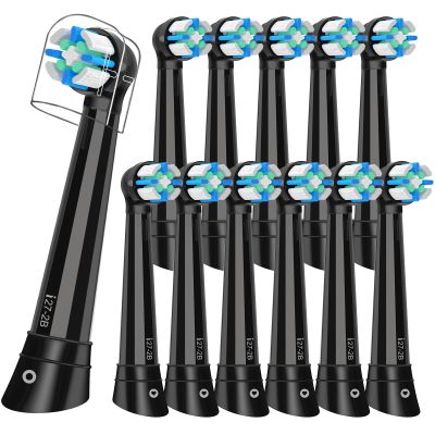 12PCS Compatible with Oral B iO Series Electric Toothbrush,Toothbrush Heads Compatible with Oral B iO 2/3/4/5/6/7/8/9/10,Effective Plaque Removal with Gentle Gum Care Technology