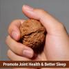 2PCS Chinese Walnuts Fidget, Wenwan Walnuts, Walnut Hand Massage Balls with Gift Box & Brush, Natural Texture Solid Wood, for Massage and Hand Training, Relaxation & Focus (Lion Head) view 4