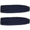 CHILDWEET Oilproof Waterproof Long Pu Forearm Protective Sleeves for Kitchen Work, Unisex Anti-stain Arm Covers for Cooking and Cleaning, Sturdy Dark Blue Protective Workwear view 1