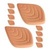 FOMIYES Terracotta Brown Sugar Keeper Discs 10Pcs Moisture Absorber for Cookie Baking and Food Storage Containers Reusable Softener for Kitchen Use view 1