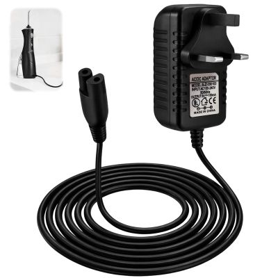 1 PCS Replacement Water Flosser Charger for Waterpik, Fits Waterpik Charger Cable, 3V Power Supply Adapter for Water Flosser WP360 WP440 WP450 WP462 WP463 (1.5m Cable, Black)