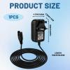 1 PCS Replacement Water Flosser Charger for Waterpik, Fits Waterpik Charger Cable, 3V Power Supply Adapter for Water Flosser WP360 WP440 WP450 WP462 WP463 (1.5m Cable, Black) view 2