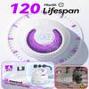 Beser Ultrasonic Retainer Cleaner, 2X Clean, 4X Sterilize, Dental Ultrasonic Tooth Cleaner Machine Pod for Aligner, Nightguard, Mouth Guard, Denture Cleaner Baths, Jewelry, IPX6, 200ML (Warm White) view 2