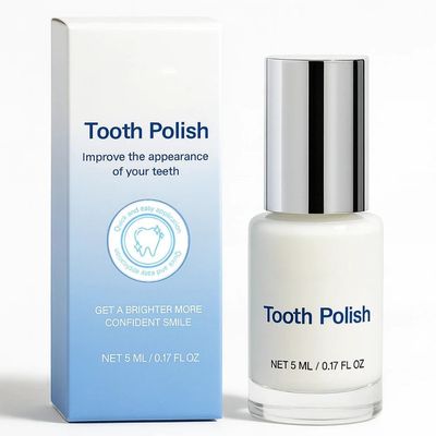 Tooth Polish, Teeth Paint - Brush-On Formula for a Brighter-Looking Smile, Instantly Improves Teeth Appearance, Portable Oral Care for Daily Use (1pc)
