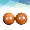 VILLCASE 2pcs Wooden Massage Balls 6cm Hand Exercise Balls Muscle Stretch Therapy for Home Use and Physical Therapy view 2