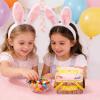 Easter Celebration Basket - Metal Candy Box with Lid and Handle, Easter Candy Holder - For Holidays, Chocolates, Holiday , Treats and Sweets view 3
